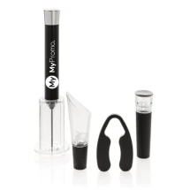 Wijnset | ABS & RVS | 4 delig | Luxe cadeauverpakking