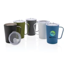 Vakuumbecher mit Deckel | Recycelter Edelstahl | 0,42L | BPA frei | Nachhaltig