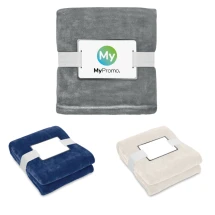 Couverture | Polaire et flanelle 280 g/m² | Enveloppée dans un ruban