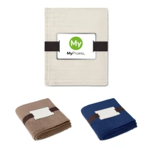 Deken | Fleece 240 gr/m² | 125 x 150 cm | Omwikkeld met lint