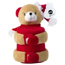 Kerstknuffel | Polyester fleece | Deken 102x77 cm