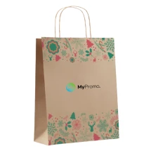 Medium geschenktas | Gerecycled papier | 25x11x32 cm | 90 gr/m²