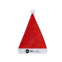 Kids Christmas hat | Polyester | 27 x 40.5 cm | Front strip | Pom pom