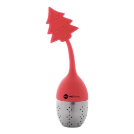 Tee-Sieb | Edelstahl & Silikon | Weihnachtsbaumform