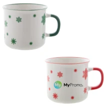 Tazza di Natale | Ceramica | 300ml | Vintage | Con scatola regalo di carta