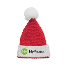Christmas hat | Acrylic | Knitted | With bobble | Festive occasion