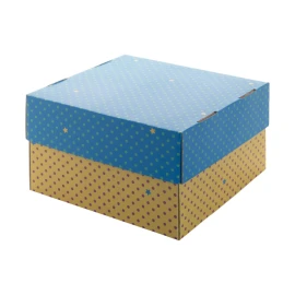 Christmas gift box | Cardboard | 215 x 120 x 205 mm | Custom made | Size S
