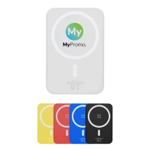 Magnetic wireless power bank | ABS | 5000 mAh | With USB-C input