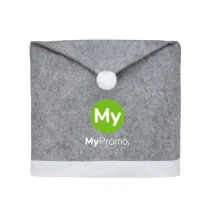 Stuhlhusse | Polyester | Weihnachtsmann-Mütze | Festliche Saison