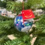 Christmas bauble for socks | Incl. ribbon & custom card | ⌀10cm | Sustainable