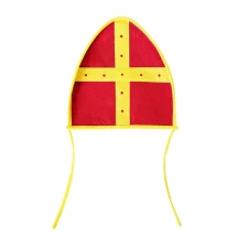 Mitre de Saint-Nicolas | Polyester | Tour de tête 59 cm | Hivernal