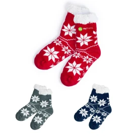 Calzini natalizi antiscivolo | Poliestere | Comfort domestico