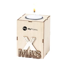 Scented candle | Wood | Eco-design | Vanilla