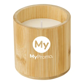 Candle | Bamboo and plant based wax | 30h burning time | Eco-friendly