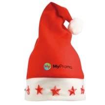 Chapeau de Noël | 100% polyester | 5 LED