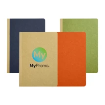 A5-Notizbuch | 325 g/m² Recyclingkarton | 80 linierte Blätter | Hergestellt in Italien