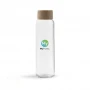 Water bottle | Glass | 500ml | Bio-sourced plastic cap | Made in Italy