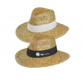 Chapeau de paille | Paille et rPET | Ø59 cm | Fabriqué en Espagne
