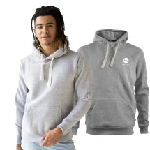 Sweat à capuche | Coton biologique 300g/m² & polyester | Poche kangourou | Fabriqué en France