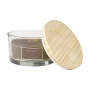 Wooosh bougie parfumée | Verre | Couvercle en bois de pin | Parfum ambre | 35h durée de combustion