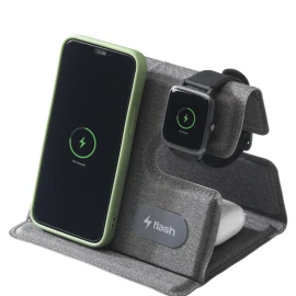 Station de charge sans fil | ABS et PU recyclés | 3 en 1