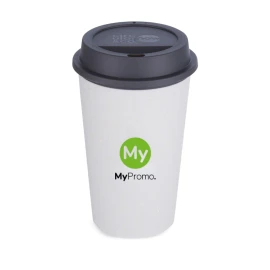 Circular reusable coffee to-go cup | Made from recycled coffee cups | With lid | Insulated & leak-proof