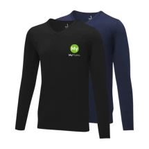 Heren pullover | 80% viscose en 20% nylon | Fijngebreid  V-hals