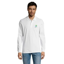 SOL'S long sleeve polo | Combed cotton 180g/m² | For men | Ribbed collar