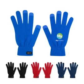 Touch screen gloves | rPET | Special coating on 3 fingers | One size