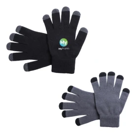 Touchscreen-Handschuhe | Acryl | Spezielle Beschichtung an 5 Fingern | Einheitsgröße