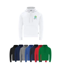 Hoodie | Biologisch katoen 280 g/m² & gerecycled polyester | Maten XS–3XL | Buikzak (kangaroo)