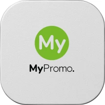 Quadratischer Untersetzer | Recyceltes Reifenmaterial, Papier und Kunststoff | 9,5x9,5cm | Nachhaltig