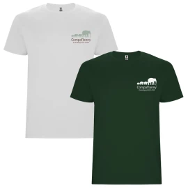 Compananny T-shirt | 100% Katoen met elastaan | Ronde hals | Voor heren