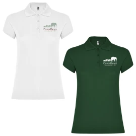Compananny dames polo | 100% Katoen | 200 g/m² | Met korte mouwen