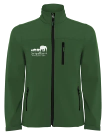 Compananny softshell jas | Polyester & elastaan | 3 zakken met rits | Heren