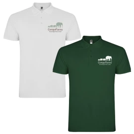 Compananny heren polo | Katoen 200g/m² | 3-knoopsluiting | Korte mouwen