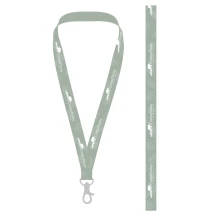 Sublimation Compananny lanyard | Polyester | With metal hook | Full colour