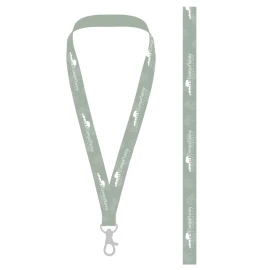 Gesublimeerd Compananny keycord | Polyester | Metalen haak | Full colour