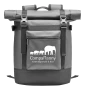 Zaino rolltop Compananny | Telone 50C | 29 x 13 x 37 cm | Tasche frontali con cerniera