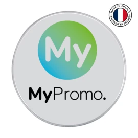 Round coaster | ø8 cm | Transparent | Made in France