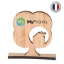 Trophy | Bamboo | 8x10x0.5cm | Natural | Made in France