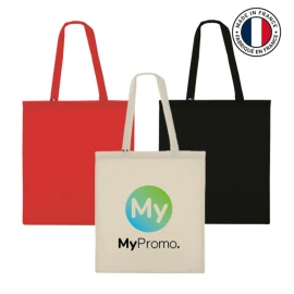Tote bag | Cotton | 36x40cm | Max. load of 8-9kg | Various colours | Made in France