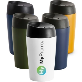 Sagaform thermobeker | Roestvrij staal & plastic | 240 ml | Past onder de meeste koffiezetapparaten