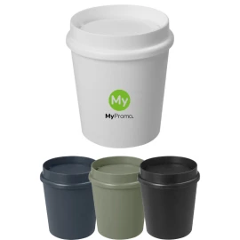 Beker | PP | 200ml | 360° deksel | Gemaakt in het VK
