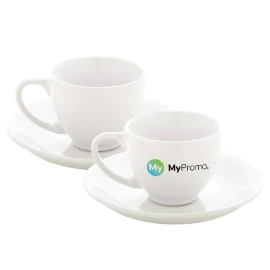 Juego de tazas de espresso | Cerámica | 90 ml | Impresión a todo color