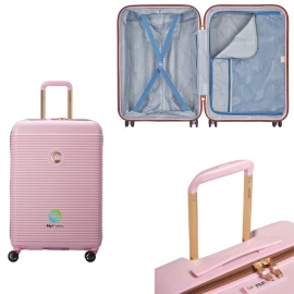 Maleta Delsey Paris Freestyle  | ABS y policarbonato | 70L | Cerradura combinada TSA | Ruedas dobles