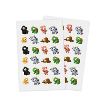 Hoja de pegatinas | Vinilo | A5 | Pegatinas de tamaño personalizado | Fabricada en Europa