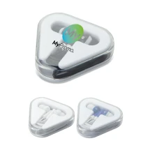 Oortelefoons | PVC | Driehoekige etui