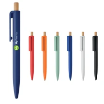 Ballpoint pen | Recycled ABS & bamboo | Blue ink | Push button