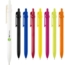 Ballpoint pen | Recycled plastic | Black ink | With fidget | Bright colours